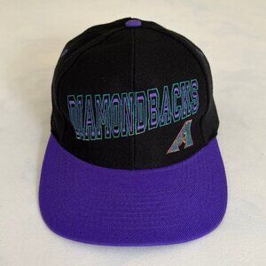 VTG Arizona Diamondbacks MLB Twins Baseball 90's SnapBack Hat Cap Embroidered